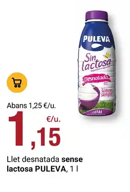 BonpreuEsclat Puleva llet desnatada sense lactosa oferta