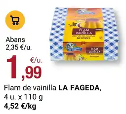 BonpreuEsclat Flam de vainilla LA FAGEDA oferta