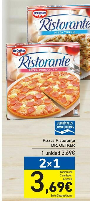 Carrefour Pizzas ristorante dr.oetker oferta