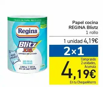 Carrefour Papel cocina regina blistz oferta