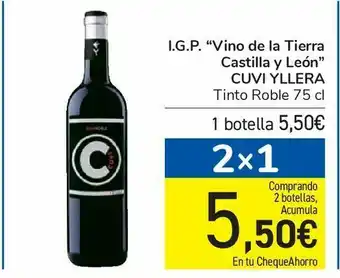 Carrefour I.g.p. "vino de la tierra castilla y león" cuvi yllera oferta