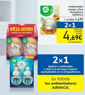 Carrefour En todos los ambientadores airwick oferta