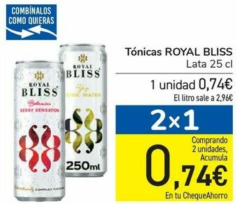 Carrefour Tónicas royal bliss oferta