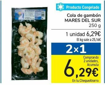 Carrefour Cola de gambón mares del sur oferta