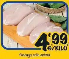 Cash Fresh Pechuga pollo entera oferta