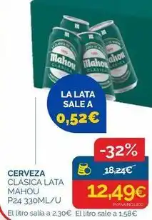 Cash Ecofamilia Mahou - cerveza oferta