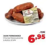 Alimerka Chorizo fresco picante o dulce oferta
