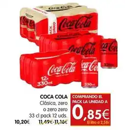 Dicost Coca-cola - clásica, zero o zero zero oferta