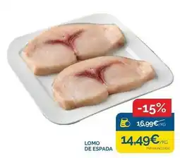 Cash Ecofamilia Lomo de espada oferta