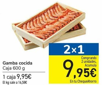 Carrefour Gamba cocida oferta
