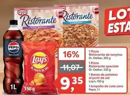 Suma Supermercados Lay's - 1 pizza ristorante speciale oferta