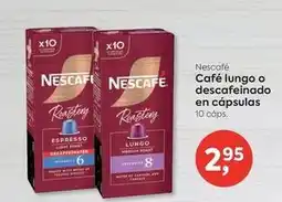 Suma Supermercados Nescafé - café lungo o descafeinado en cápsulas oferta
