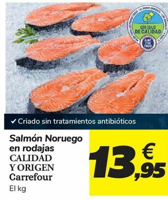 Carrefour Salmón noruego en rodajas calidad y origen carrefour oferta