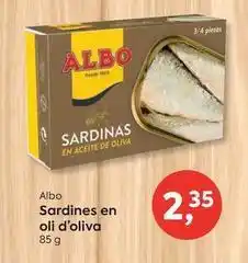 Suma Supermercados Albo - sardines en aceite de oliva oferta