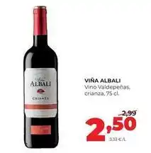 Alimerka Viña albali - vino valdepenas, crianza oferta