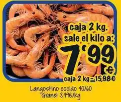 Cash Fresh Langostino cocido oferta
