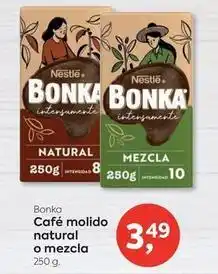 Suma Supermercados Bonka - cafe molido natural o mezcla oferta