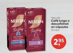 Suma Supermercados Nescafé - café lungo o descafeinat en capsules oferta