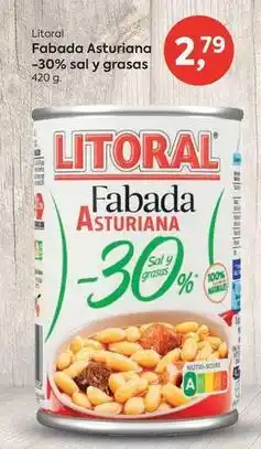 Suma Supermercados Litoral - fabada asturiana oferta