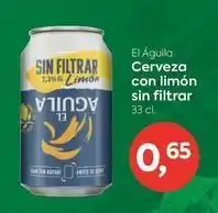 Suma Supermercados El águila - cerveza con limon sin filtrar oferta