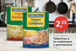 Suma Supermercados Gallina blanca - tallarines a la carbonara o parmesana oferta