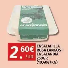 Maskom Supermercados Ensalandia - ensaladilla rusa langost oferta