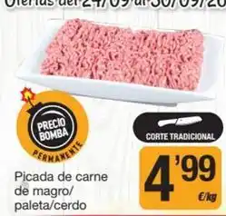 Economy Cash Picada de carne de magro/ paleta/cerdo oferta