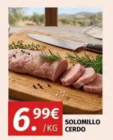 Maskom Supermercados Solomillo cerdo oferta