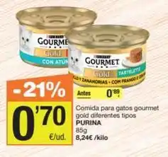 Economy Cash Purina - comida para gatos gourmet gold diferentes tipos oferta