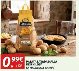 Maskom Supermercados Patata lavada malla de 5 kilos oferta
