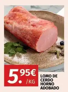Maskom Supermercados Lomo de cerdo horno adobado oferta