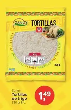 Suma Supermercados Zanuy - tortillas de trigo oferta
