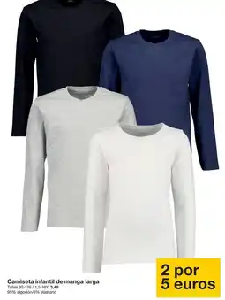 Zeeman Camiseta infantil de manga larga oferta