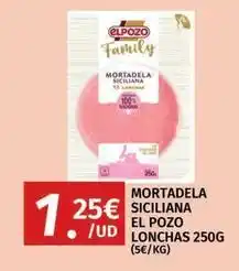 Maskom Supermercados Elpozo - mortadela siciliana oferta
