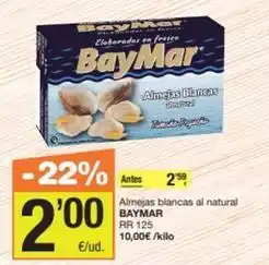 Economy Cash Baymar - almejas blancas al natural oferta