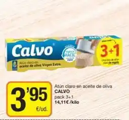 Economy Cash Calvo - atun claro en aceite de oliva oferta