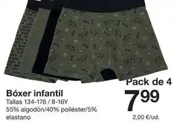 Zeeman Boxer infantil oferta