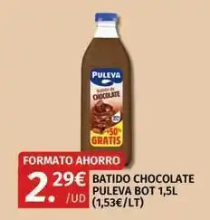 Maskom Supermercados Puleva - batido chocolate bot oferta