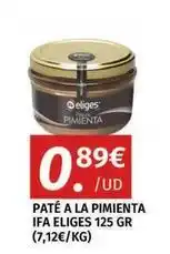 Maskom Supermercados Ifa eliges - pate a la pimienta oferta