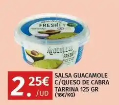 Maskom Supermercados Salsa guacamole c/queso de cabra tarrina oferta