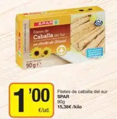 Economy Cash Spar - filetes de caballa del sur oferta