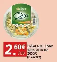 Maskom Supermercados Ifa eliges - ensalada barqueta oferta