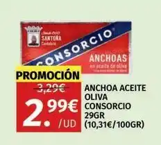 Maskom Supermercados Olivia - anchoa aceite oliva consorcio oferta
