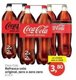 Suma Supermercados Coca-cola - refresco cola original, zero o zero zero oferta