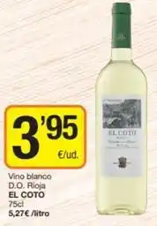 Economy Cash El coto - vino blanco d.o. rioja oferta