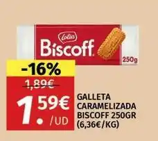 Maskom Supermercados Lotus - galleta caramelizada biscoff 250gr oferta