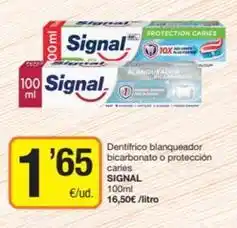 Economy Cash Signal - dentifrico blanqueador bicarbonato o proteccion caries oferta