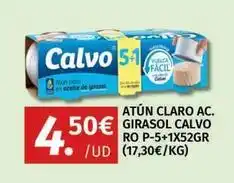 Maskom Supermercados Calvo - atun claro ac girasol oferta
