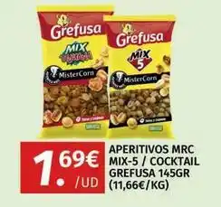 Maskom Supermercados Grefusa - aperitivos mix-5/cocktail oferta