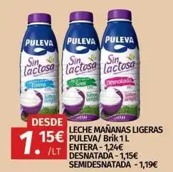 Maskom Supermercados Puleva - leche mananas oferta